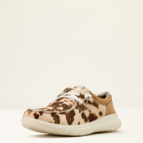 Ariat Women's Hilo Shoe - Tan & White Brindle Hair On