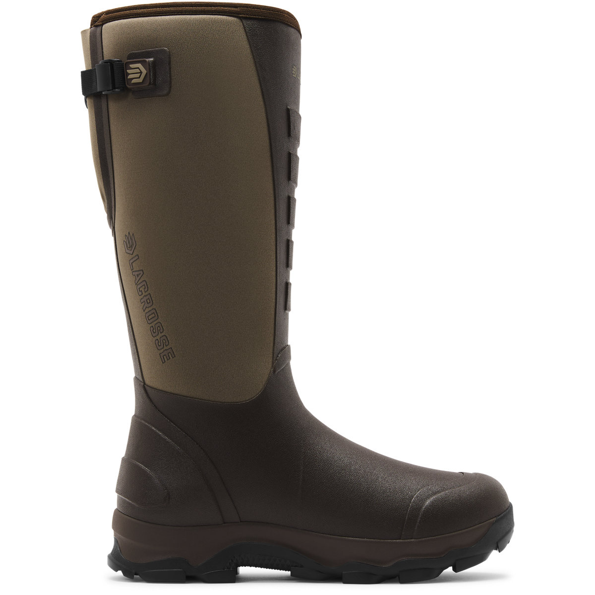 LACROSSE MEN'S ALPHA LITE II 16" RUBBER BOOT - COFFEE
