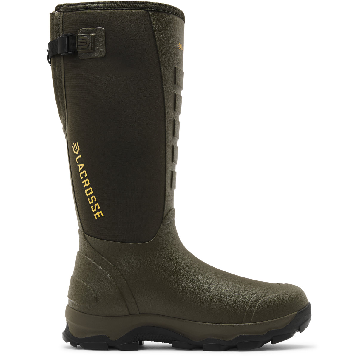 LACROSSE ALPHA LITE II 16" RUBBER BOOT - OLIVE NIGHT