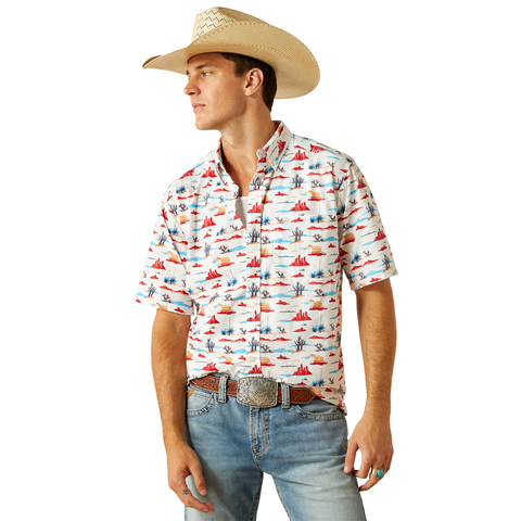 Ariat Men's Scout Classic Fit Shirt - White