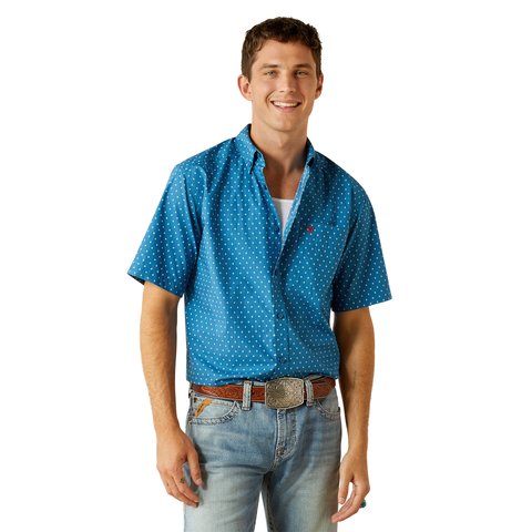 Ariat Men's Scott Classic Fit Shirt - Dark Teal
