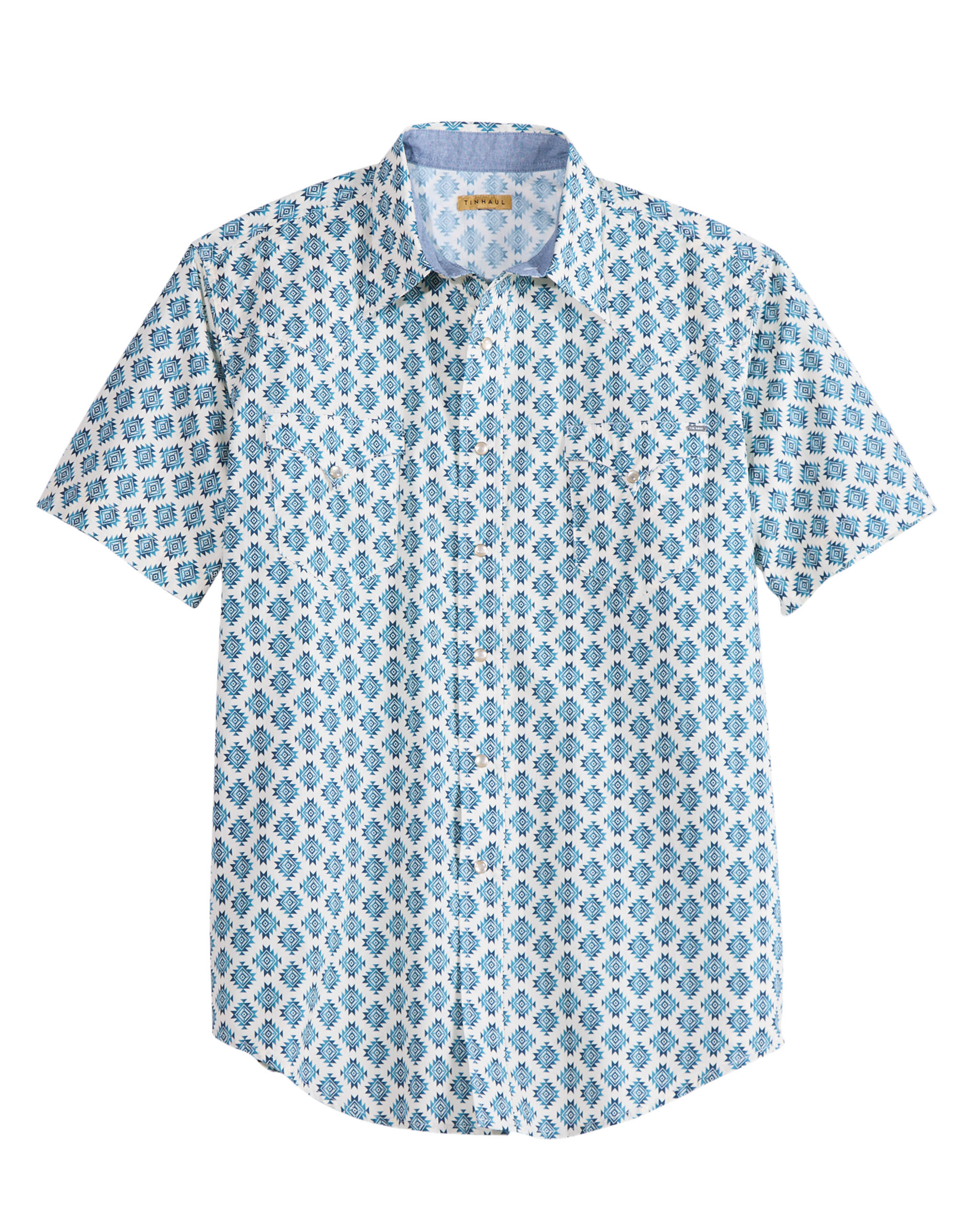 Tin Haul Men's Aztec Short Sleeve Shirt