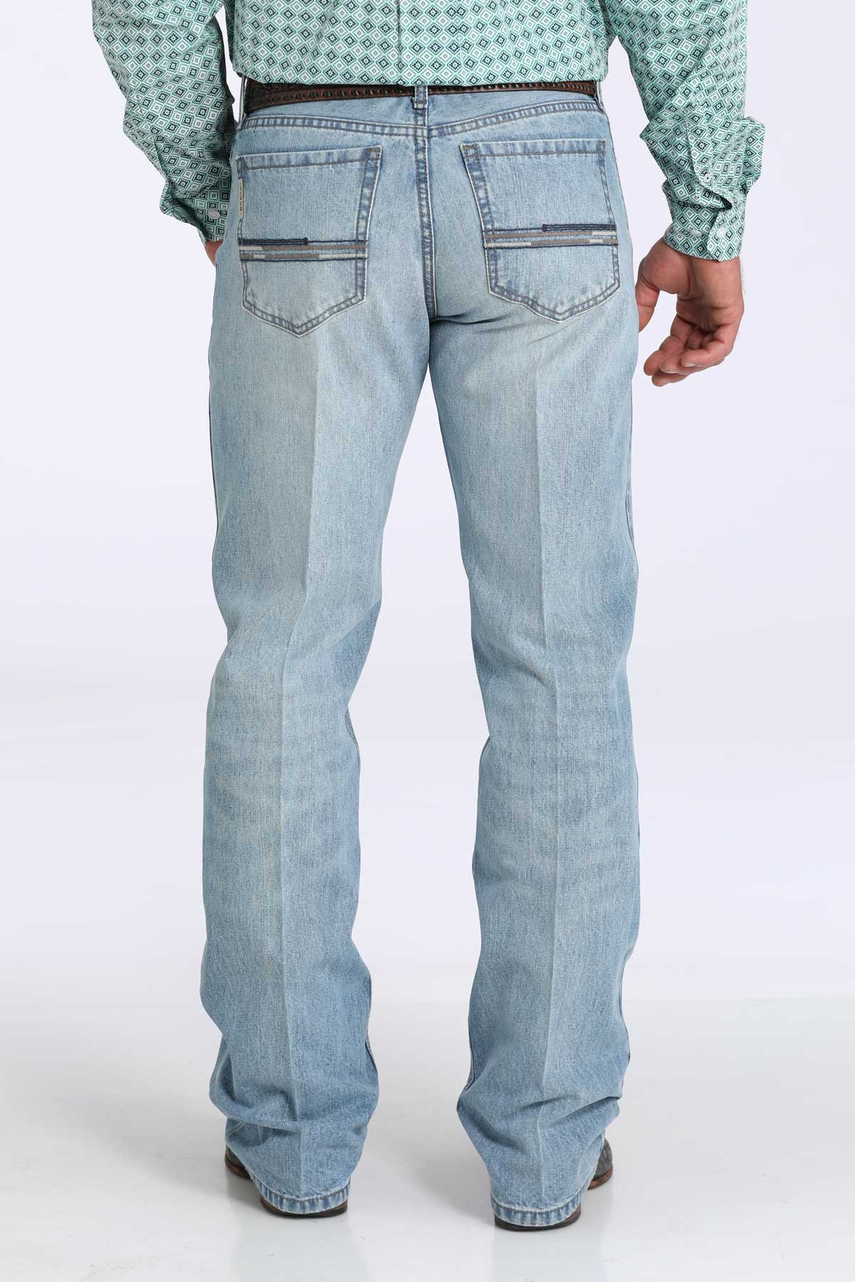Cinch Mns Grant Lght Stone Jean