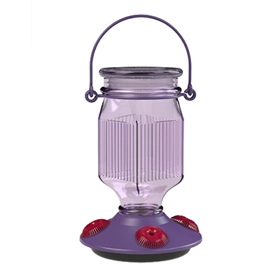 LAV HUMMING BIRD FEEDER