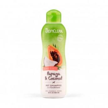 Tropiclean Papaya and Coconut Shampoo 20oz