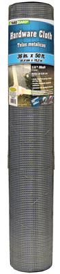 Hardware Cloth Galvanized 23 ga. 1/4" x 1/4" x 36" x 50'