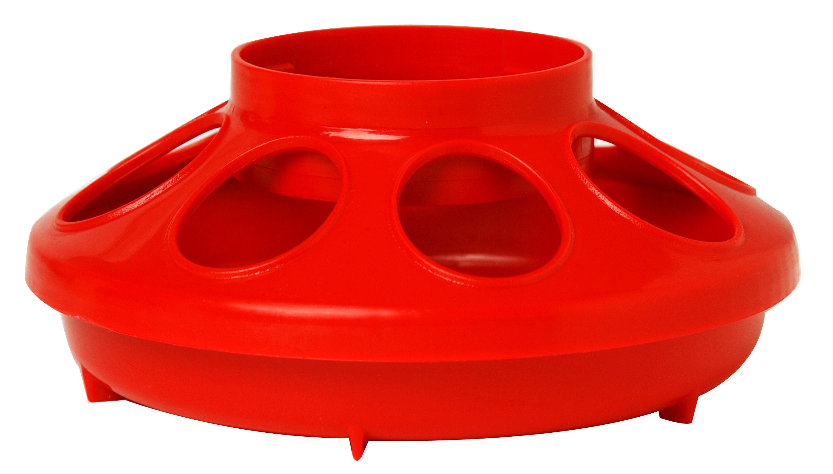 ROUND FEEDER BASE RED QUART