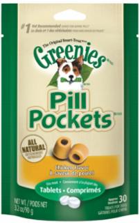Greenies Pill Pocket Tablets Chicken 3.2 oz