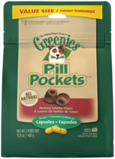 Greenies Pill Pocket Capsule Hickory 15 oz