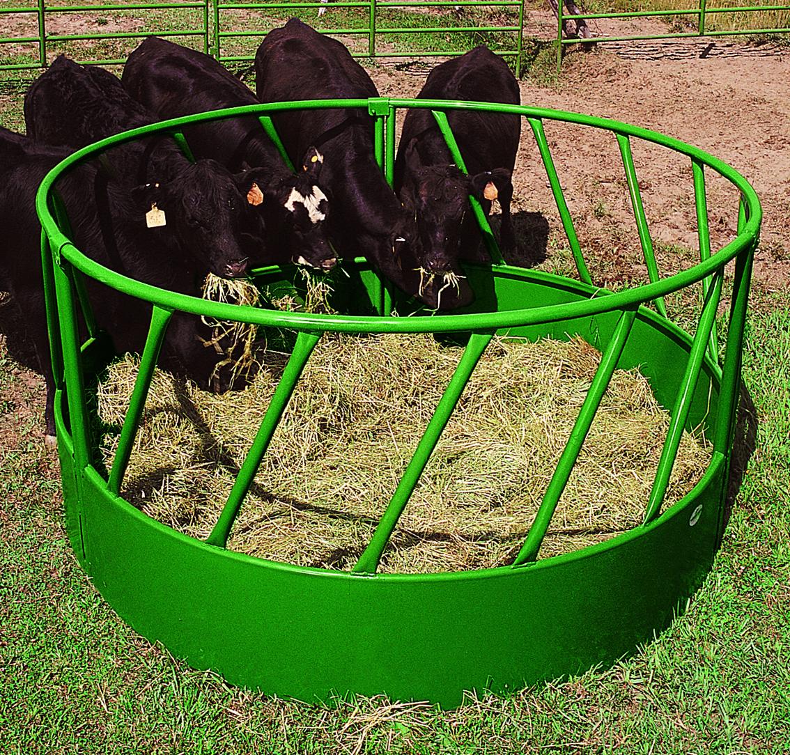 Powder River Slant Bar Round Bale Feeder without Legs