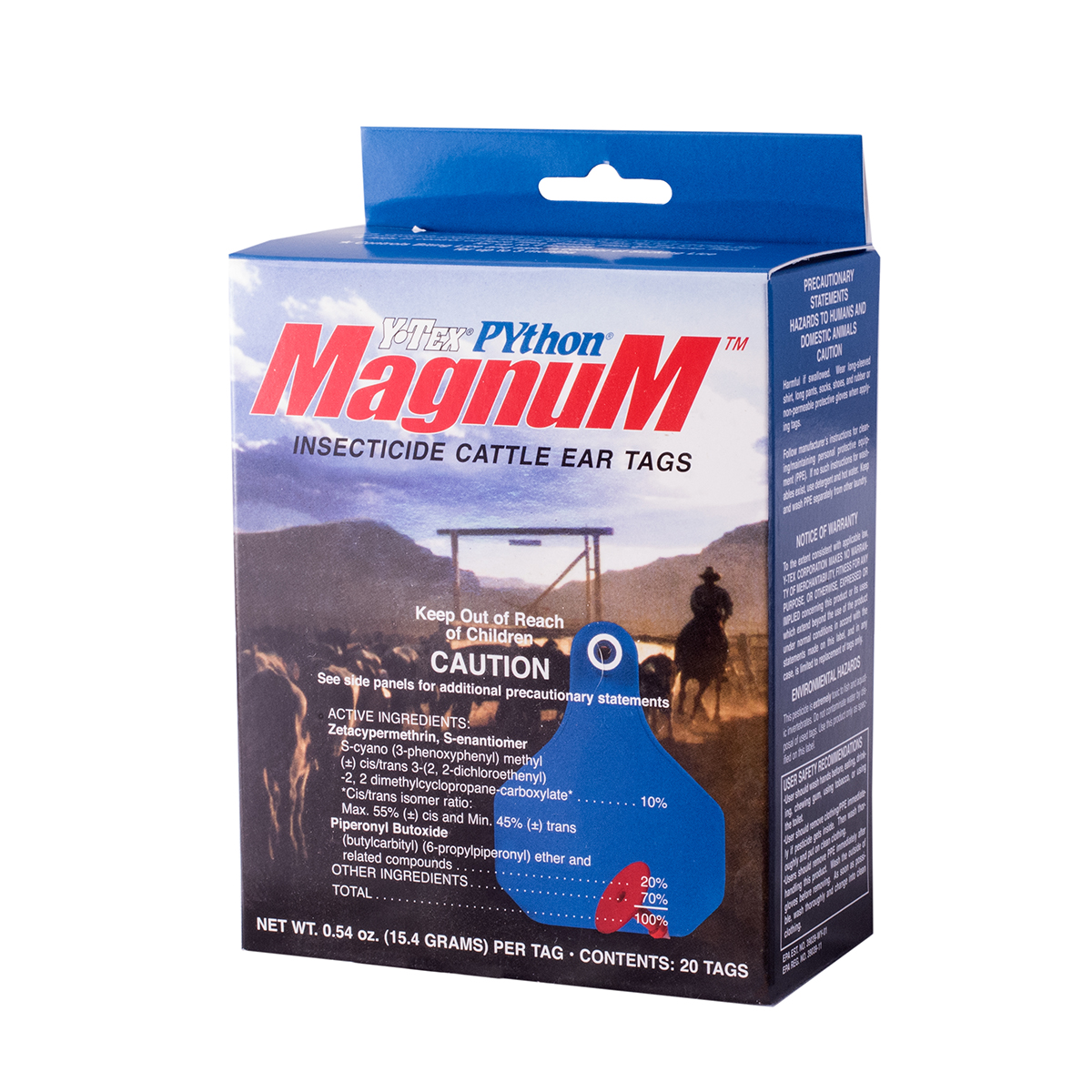 Python Magnum Fly Tag 20/box
